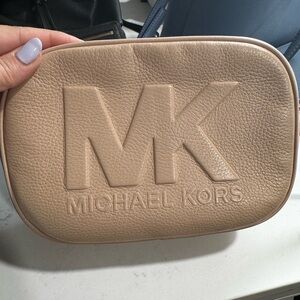Michael Kors Tan Leather Pouch